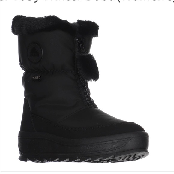 PAJAR WOMEN’S TOBY NYLON IRON WINTER BOOTS -BLACK 39 - Picture 4 of 9